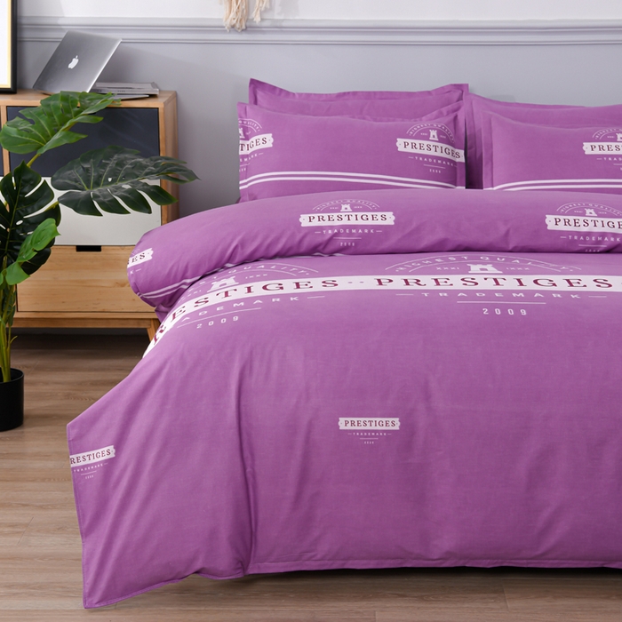 91家纺网 家纺一手货源 找家纺 （总）文黛2025新款植物羊绒小版花四件套-场景2