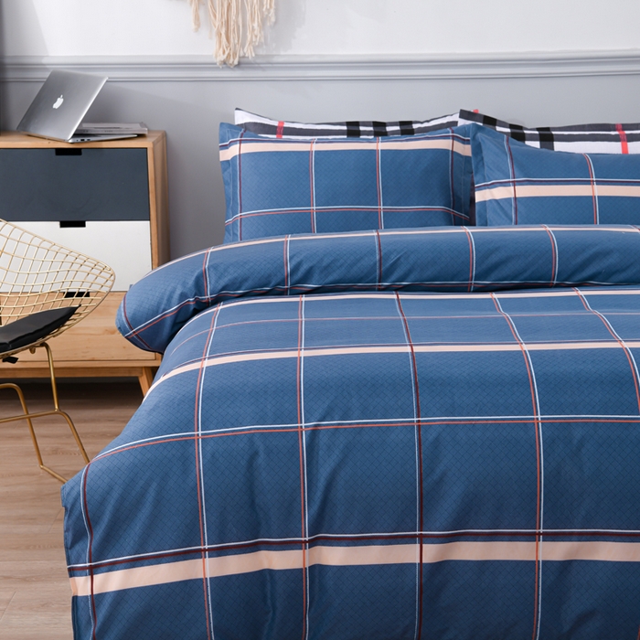 91家纺网 家纺一手货源 找家纺 （总）文黛2025新款植物羊绒小版花四件套-场景2