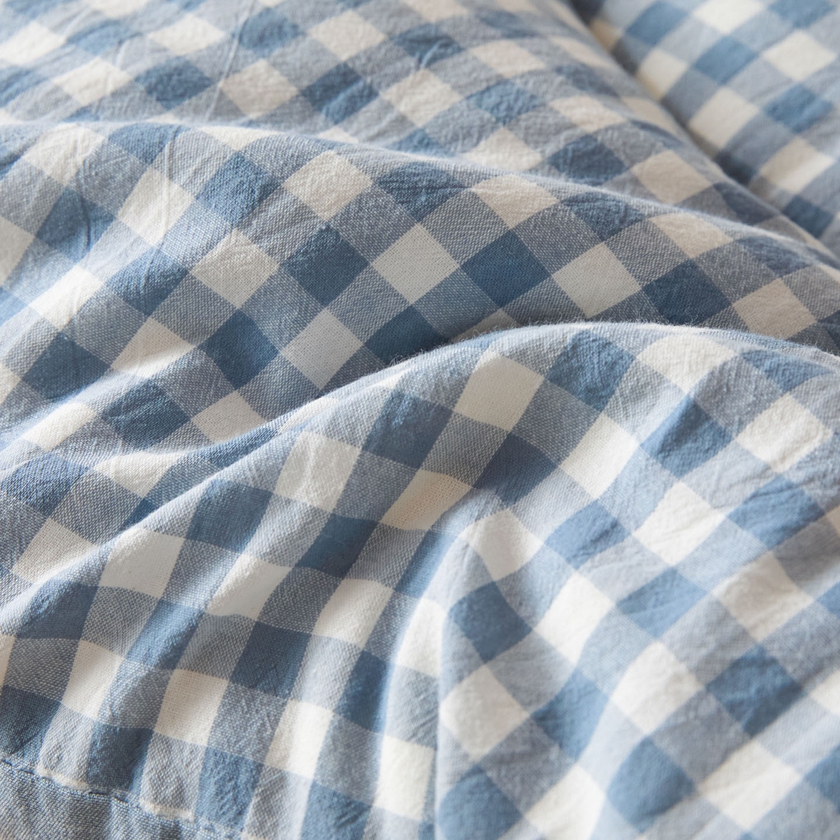 91家纺网 家纺一手货源 找家纺 爱屋及屋 2025款无印风学生棉花床垫 蓝小格