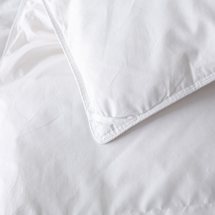 91家纺网 家纺一手货源 找家纺 好老表被业 2025新款95白鹅绒羽绒被被子被芯 纯棉-白色烫钻