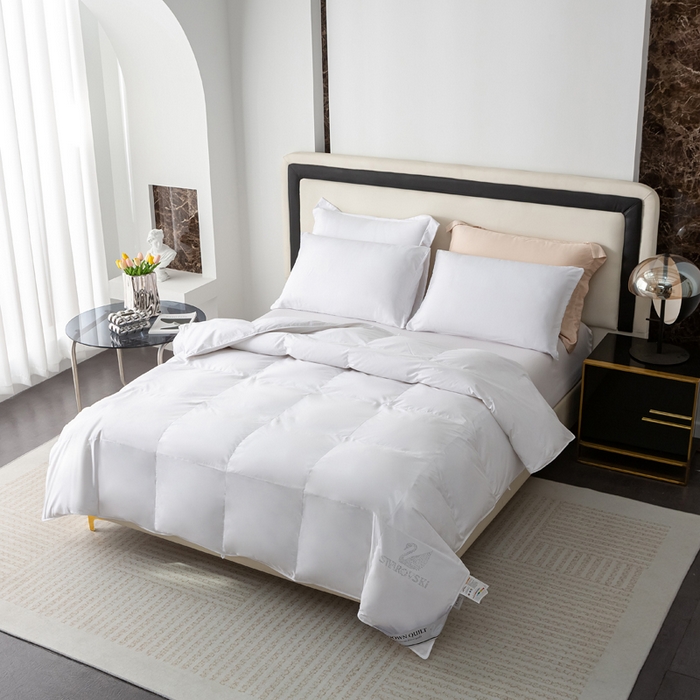 91家纺网 家纺一手货源 找家纺 （总）好老表被业 2025新款95白鹅绒羽绒被被子被芯