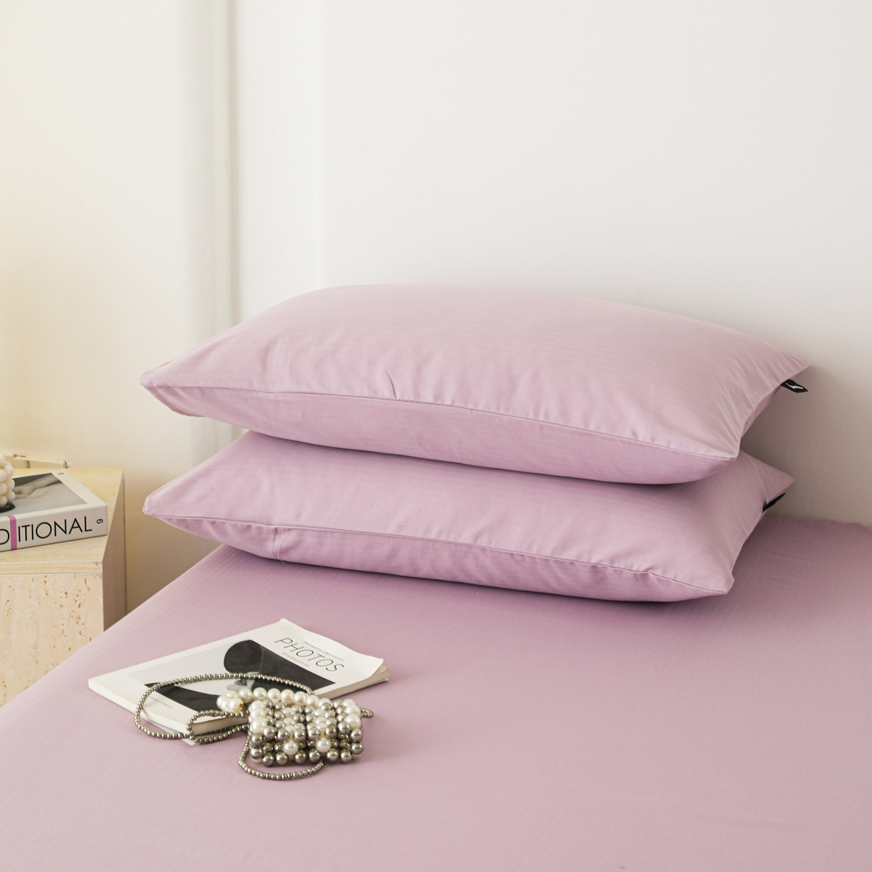 91家纺网 家纺一手货源 找家纺 眠博士 2025新款大雁纹小提花全棉纯棉床单单件-单床单 床单-雁纹紫