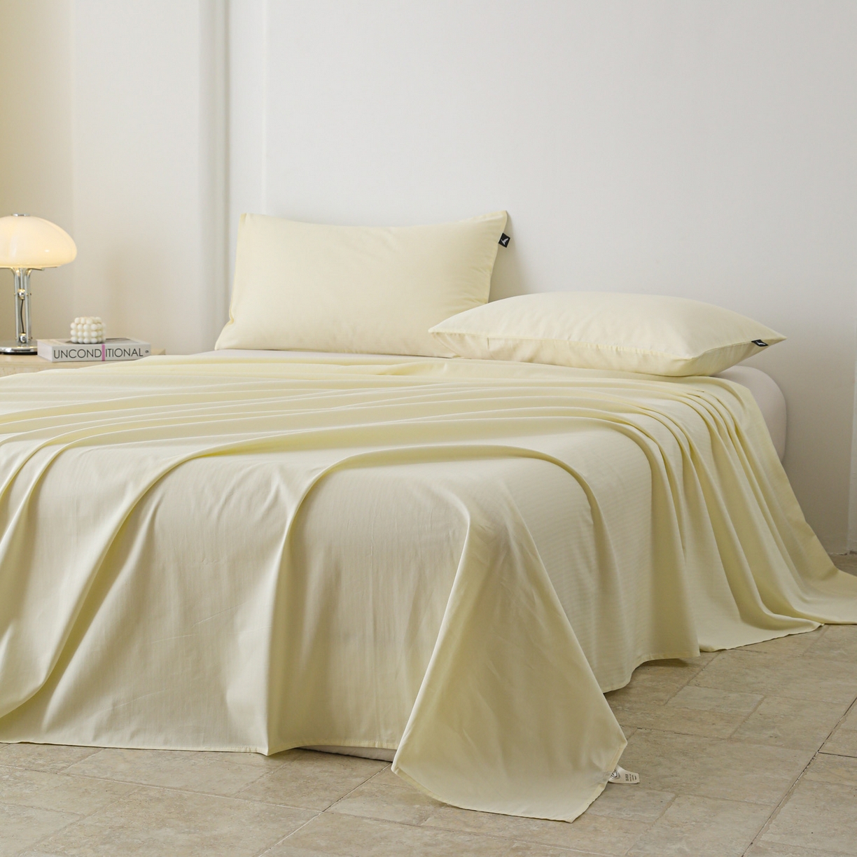 91家纺网 家纺一手货源 找家纺 眠博士 2025新款大雁纹小提花全棉纯棉床单单件-单床单 床单-雁纹米