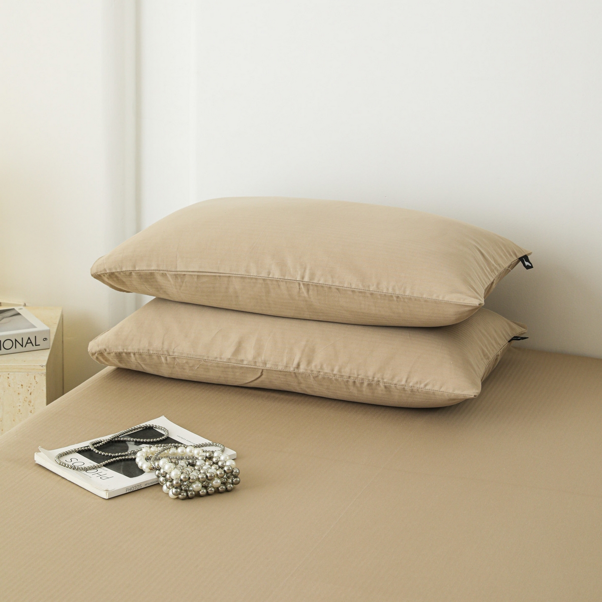 91家纺网 家纺一手货源 找家纺 眠博士 2025新款大雁纹小提花全棉纯棉床单单件-单床单 床单-雁纹杏