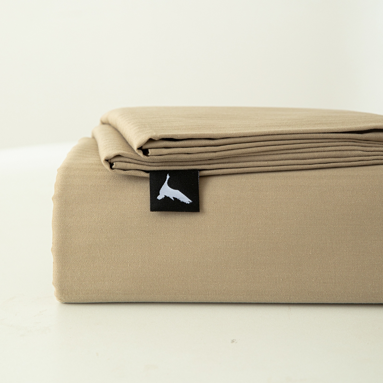 眠博士 2025新款大雁纹小提花全棉纯棉床单单件-单床单 床单-雁纹杏