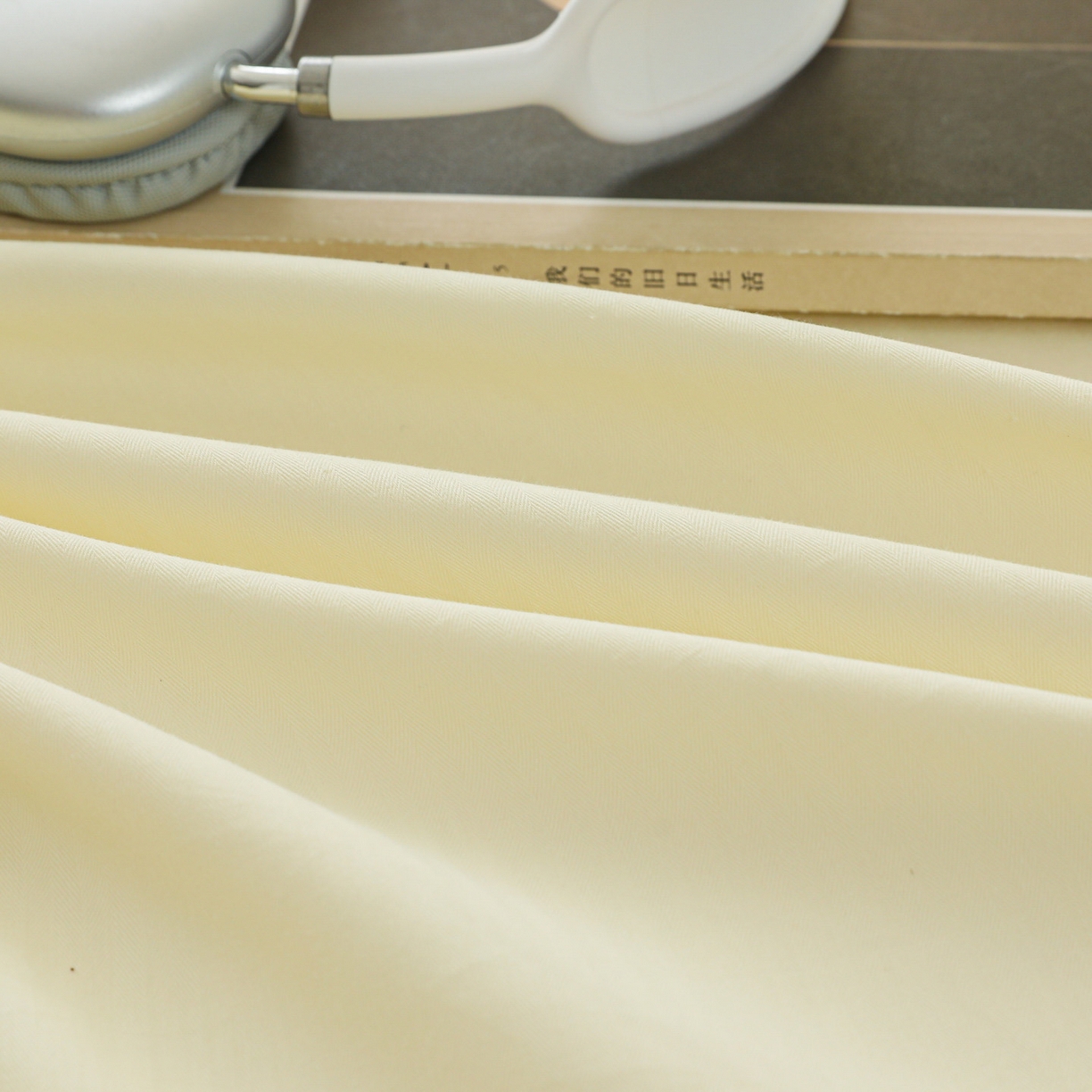 91家纺网 家纺一手货源 找家纺 眠博士 2025新款大雁纹小提花全棉纯棉床笠单件-单床笠 床笠-雁纹米