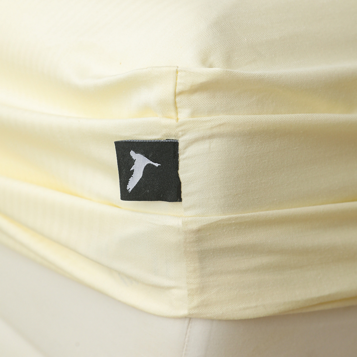 91家纺网 家纺一手货源 找家纺 眠博士 2025新款大雁纹小提花全棉纯棉床笠单件-单床笠 床笠-雁纹米