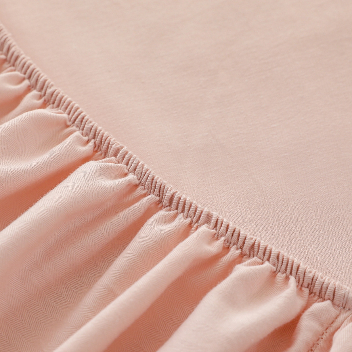 91家纺网 家纺一手货源 找家纺 眠博士 2025新款大雁纹小提花全棉纯棉床笠单件-单床笠 床笠-雁纹粉