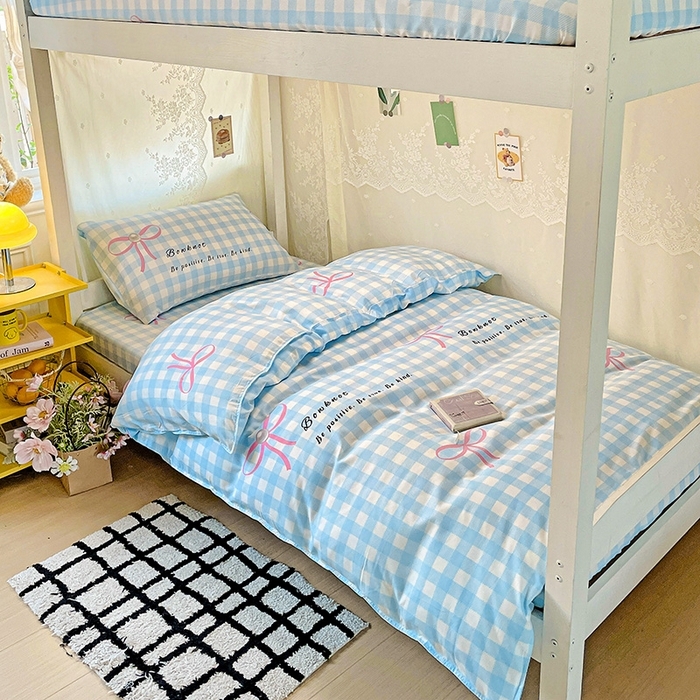 91家纺网 家纺一手货源 找家纺 （总）花伞家居 2025新款学生床加厚磨毛印花单品单床笠单床单