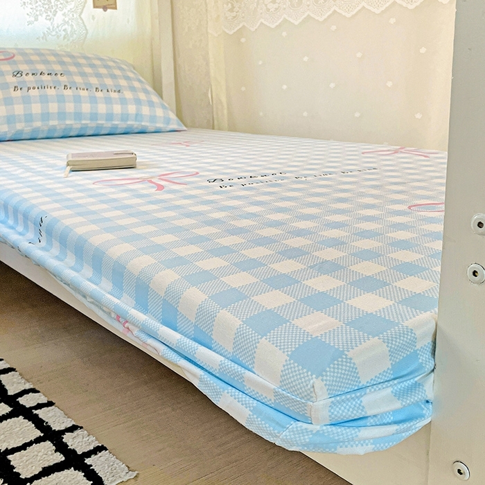 91家纺网 家纺一手货源 找家纺 （总）花伞家居 2025新款学生床加厚磨毛印花单品单床笠单床单