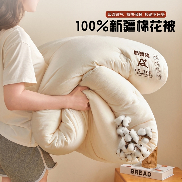 （总） （专版花型，翻版必究）维洋家纺 2025新款百分百新疆棉花被冬被子被芯