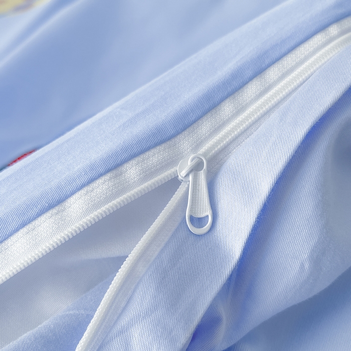 91家纺网 家纺一手货源 找家纺 （总）柔享家（原芷澜家纺）2025新款全棉高端贴布刺绣幼儿园三件套套件儿童三件套被子被芯婴童宝宝六件套七件套