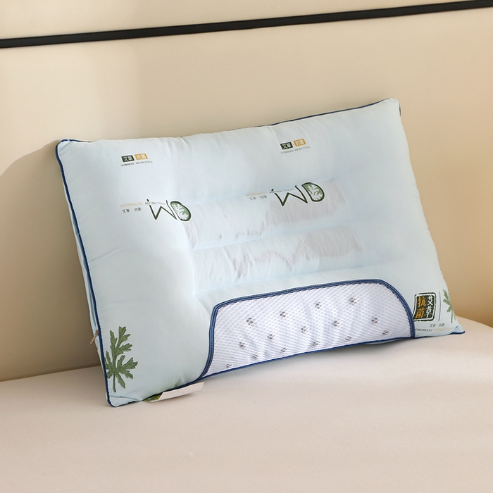 金牛枕芯2025新款艾草决明子枕头 蓝45×70