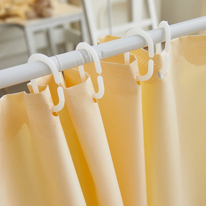 91家纺网 家纺一手货源 找家纺 锦逸家居 2025新款渐变花边款遮光学生蚊帐 渐变花边-嫩黄