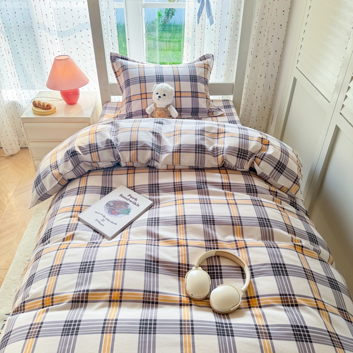 91家纺网 家纺一手货源 找家纺 （总）简冠 开学季2025植物羊绒学生宿舍上下铺学生三件套学生床垫被子被芯大礼包
