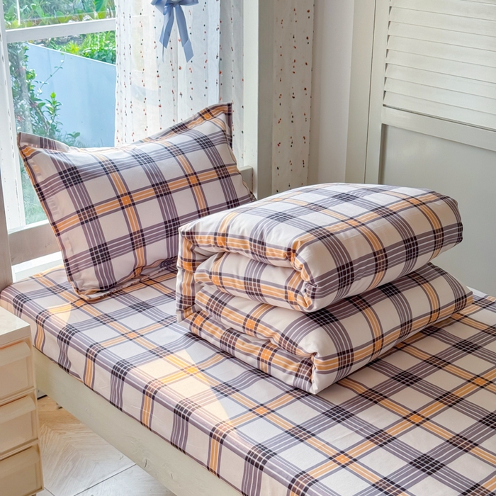 91家纺网 家纺一手货源 找家纺 （总）简冠 开学季2025植物羊绒学生宿舍上下铺学生三件套学生床垫被子被芯大礼包