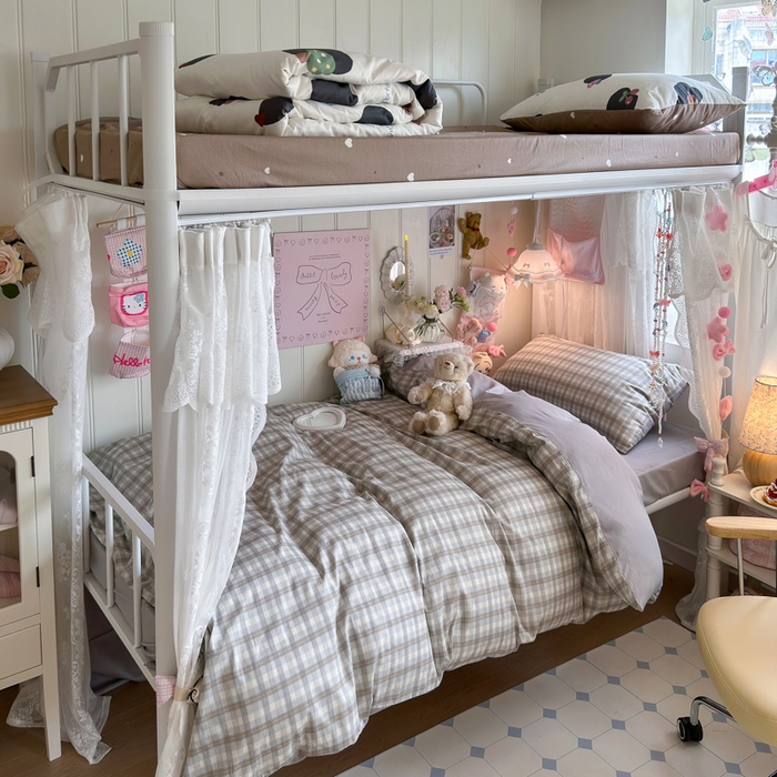 91家纺网 家纺一手货源 找家纺 （总）Sweet dreams甜梦 2025新款学生床全棉纯棉三套件学生三件套宿舍三件套上下铺三件套