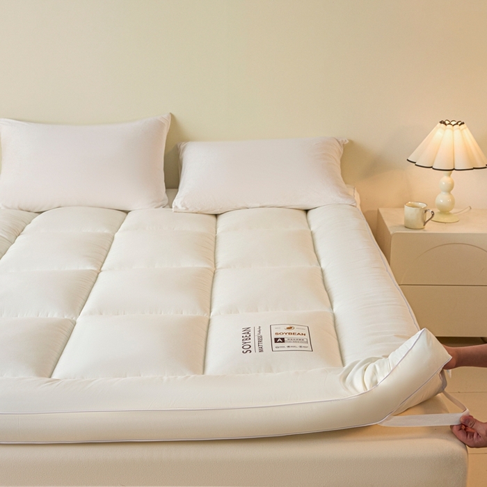 91家纺网 家纺一手货源 找家纺 （总）曼尼家纺 2025新款A类水洗棉8厘米立体床褥床垫