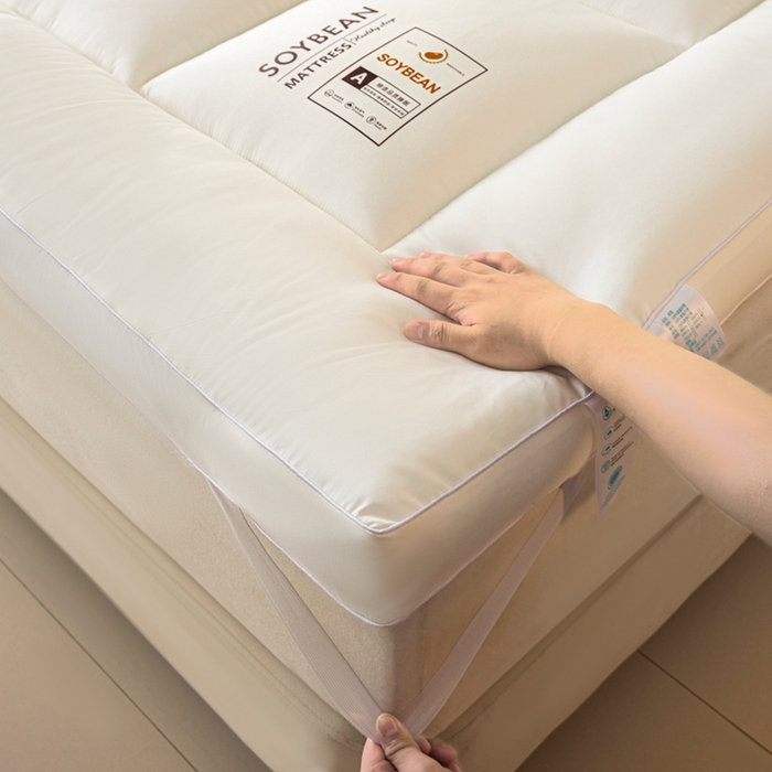 91家纺网 家纺一手货源 找家纺 （总）曼尼家纺 2025新款A类水洗棉8厘米立体床褥床垫