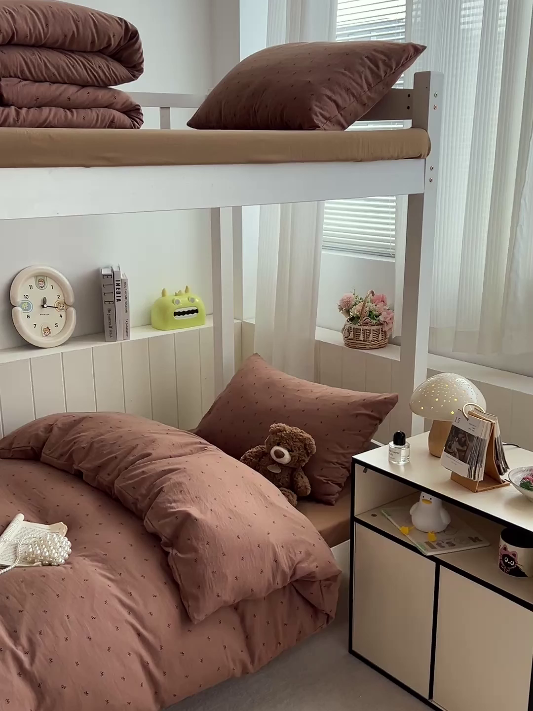 91家纺网 家纺一手货源 找家纺 水墨江南2025新款水洗棉印花四件套 可爱颂咖