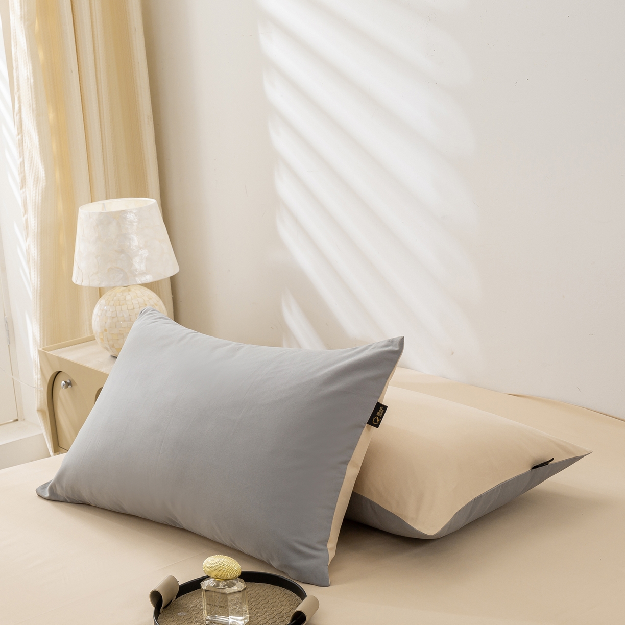 91家纺网 家纺一手货源 找家纺 沃尔居 2025新款秋冬全棉加厚磨毛四件套纯棉床单被套床笠纯色三件套（提供买家秀） 梦境--暖灰棕色