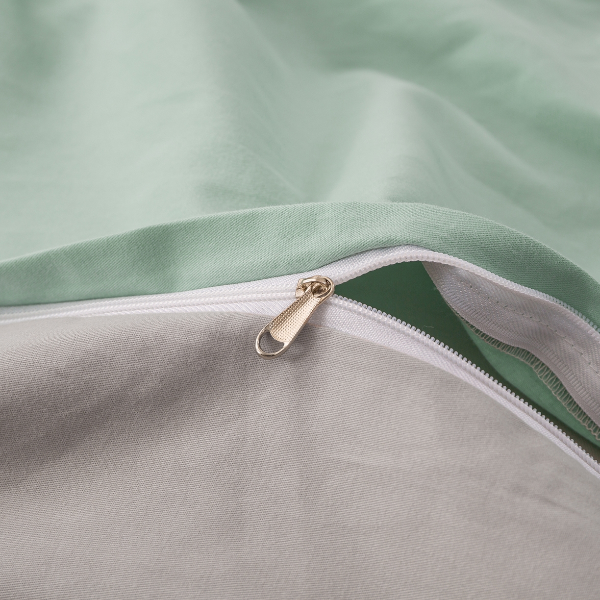 91家纺网 家纺一手货源 找家纺 沃尔居 2025新款秋冬全棉加厚磨毛四件套纯棉床单被套床笠纯色三件套（提供买家秀） 梦境--香草银灰