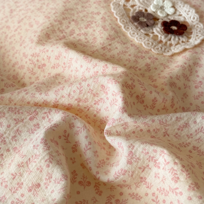 91家纺网 家纺一手货源 找家纺 梦舒羽2025新款波点花边四件套-宁静花园 宁静花园-魅力粉