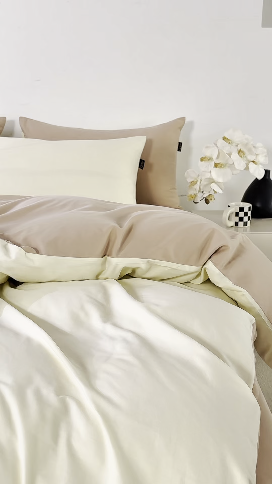 91家纺网 家纺一手货源 找家纺 沃尔居 2025新款秋冬全棉加厚磨毛四件套纯棉床单被套床笠纯色三件套（提供买家秀） 梦境--奶油卡其