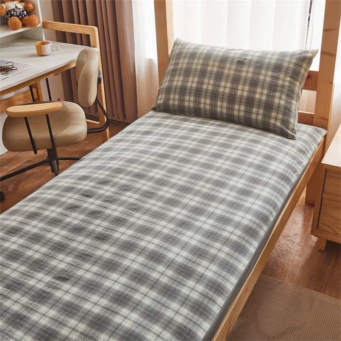 91家纺网 家纺一手货源 找家纺 （总）晓时候 2025新款可拆洗新疆棉花床垫被褥子加厚冬被学生宿舍水洗棉床垫套-宿舍款