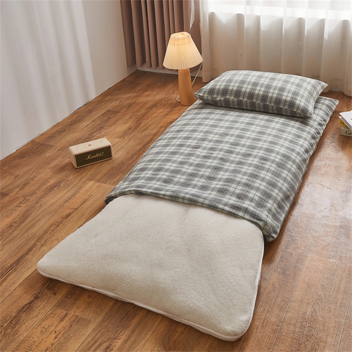 91家纺网 家纺一手货源 找家纺 （总）晓时候 2025新款可拆洗新疆棉花床垫被褥子加厚冬被学生宿舍水洗棉床垫套-宿舍款