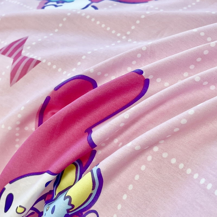 91家纺网 家纺一手货源 找家纺 蘭菲家纺 2025新款学生季全棉幼儿园三丽鸥三件套小版系列 美食家