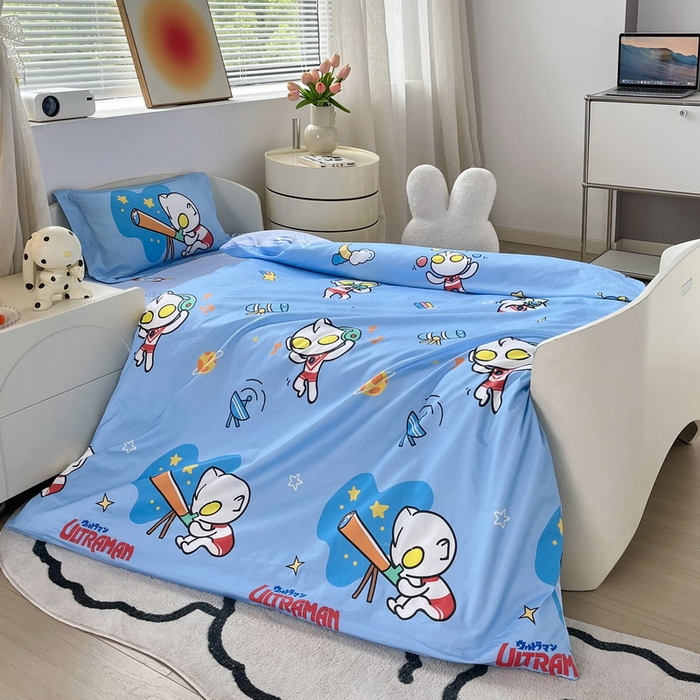 91家纺网 家纺一手货源 找家纺 蘭菲家纺 2025新款学生季幼儿园奥特曼三件套小版系列 科学家