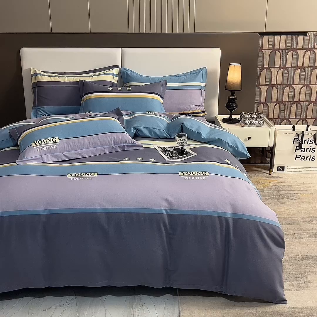 91家纺网 家纺一手货源 找家纺 （总）磨毛世家家纺 2025秋冬多规格铂金加厚四件套