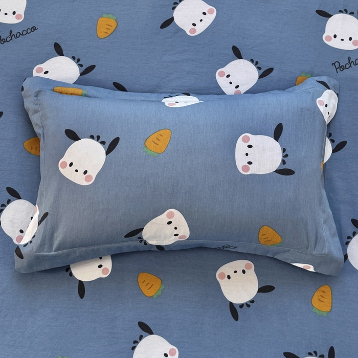 91家纺网 家纺一手货源 找家纺 蘭菲家纺 2025新款学生季全棉幼儿园三丽鸥三件套小版系列 小金豆