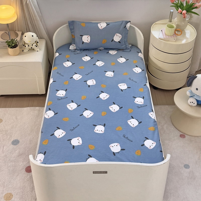 91家纺网 家纺一手货源 找家纺 蘭菲家纺 2025新款学生季全棉幼儿园三丽鸥三件套小版系列 小金豆