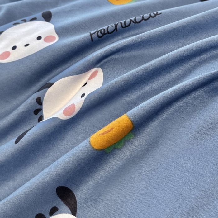 91家纺网 家纺一手货源 找家纺 蘭菲家纺 2025新款学生季全棉幼儿园三丽鸥三件套小版系列 小金豆