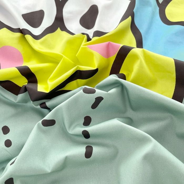 91家纺网 家纺一手货源 找家纺 蘭菲家纺 2025新款学生季全棉幼儿园三丽鸥三件套大版系列 画自己