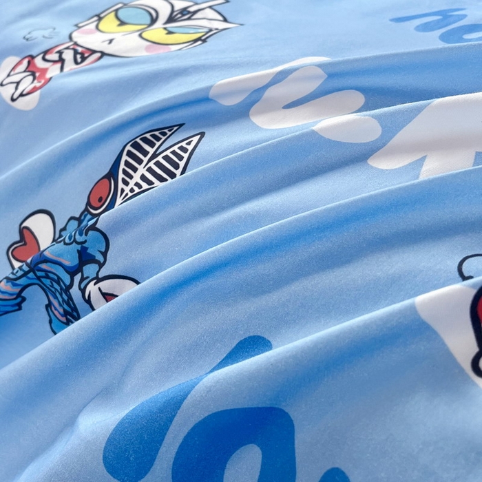 91家纺网 家纺一手货源 找家纺 蘭菲家纺 2025新款学生季幼儿园奥特曼三件套小版系列 上学