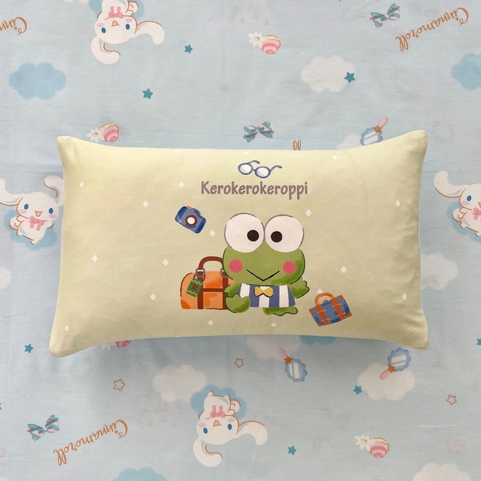 91家纺网 家纺一手货源 找家纺 蘭菲家纺 2025新款学生季全棉幼儿园三丽鸥三件套大版系列 旅行家