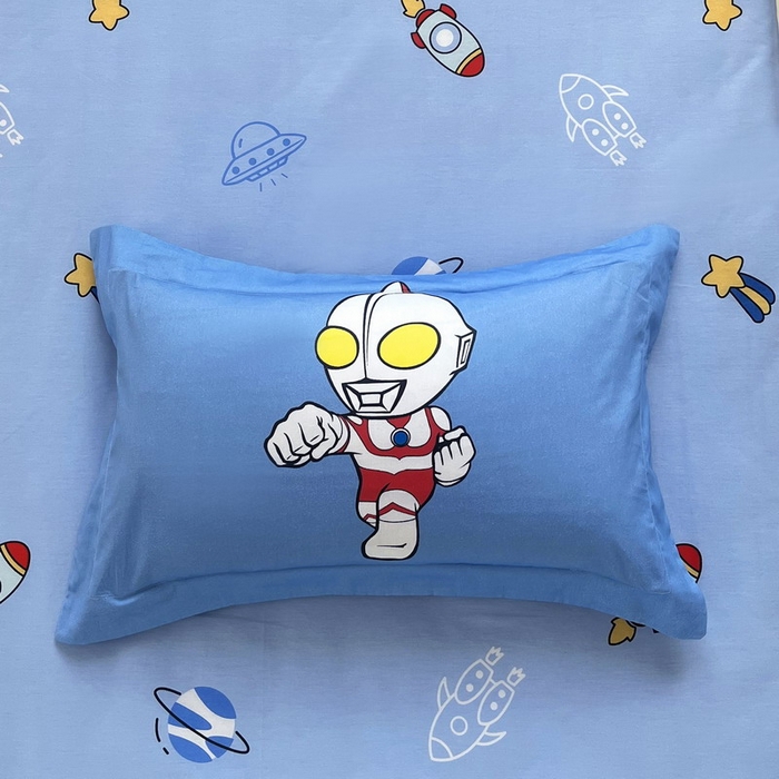 91家纺网 家纺一手货源 找家纺 蘭菲家纺 2025新款学生季幼儿园奥特曼三件套小版系列 随影