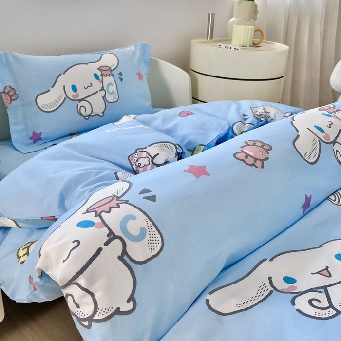 91家纺网 家纺一手货源 找家纺 蘭菲家纺 2025新款学生季全棉幼儿园三丽鸥三件套小版系列 小土豆