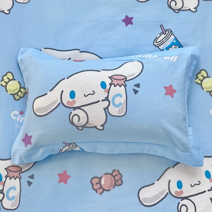 91家纺网 家纺一手货源 找家纺 蘭菲家纺 2025新款学生季全棉幼儿园三丽鸥三件套小版系列 小土豆