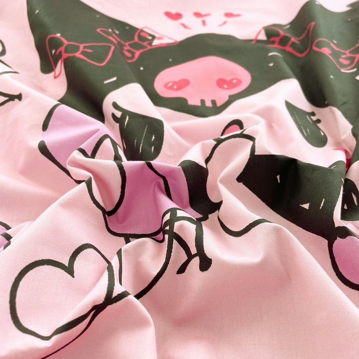 91家纺网 家纺一手货源 找家纺 蘭菲家纺 2025新款学生季全棉幼儿园三丽鸥三件套大版系列 明天见