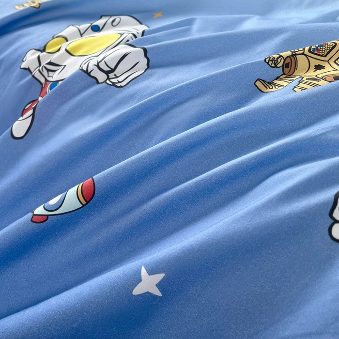 91家纺网 家纺一手货源 找家纺 蘭菲家纺 2025新款学生季幼儿园奥特曼三件套小版系列 小虎队