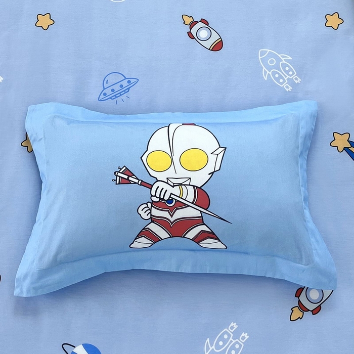 91家纺网 家纺一手货源 找家纺 蘭菲家纺 2025新款学生季幼儿园奥特曼三件套小版系列 宇宙飞人