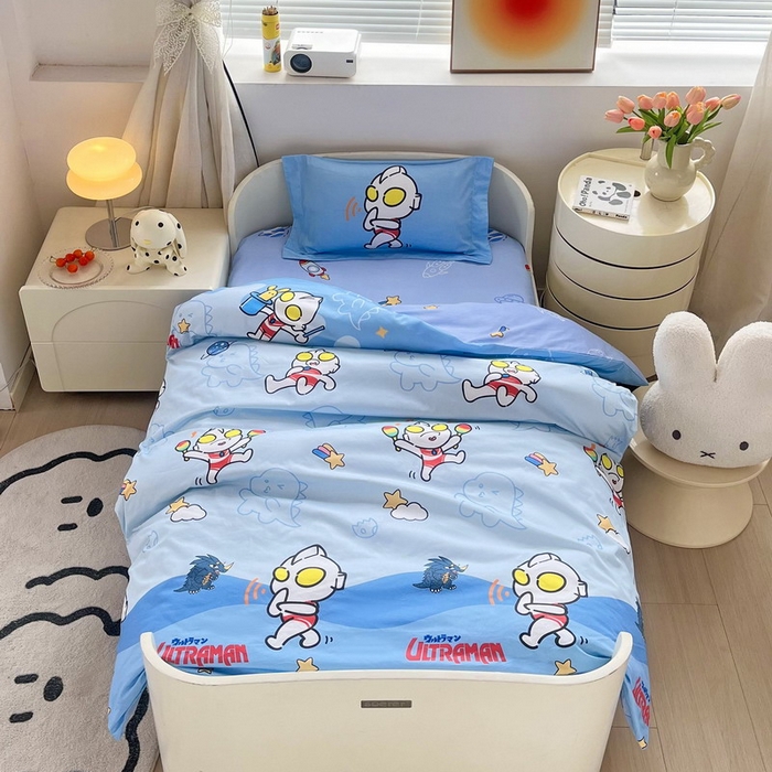 蘭菲家纺 2025新款学生季幼儿园奥特曼三件套小版系列 运动员