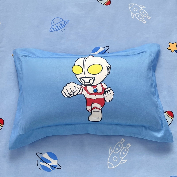 91家纺网 家纺一手货源 找家纺 蘭菲家纺 2025新款学生季幼儿园奥特曼三件套小版系列 追风