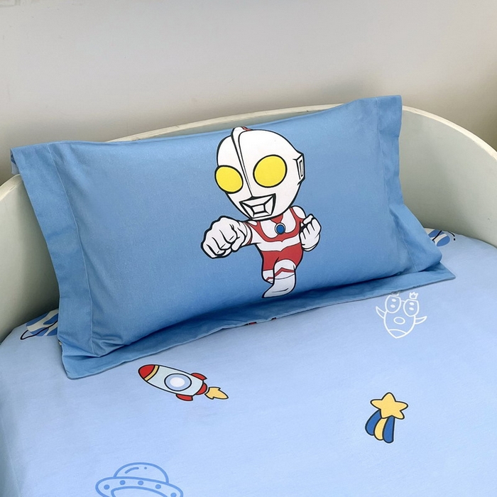 91家纺网 家纺一手货源 找家纺 蘭菲家纺 2025新款学生季幼儿园奥特曼三件套小版系列 追风