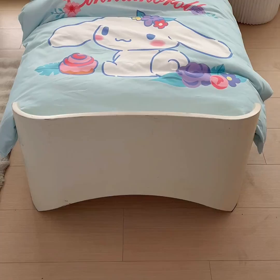 91家纺网 家纺一手货源 找家纺 蘭菲家纺 2025新款学生季全棉幼儿园三丽鸥三件套大版系列 泡芙