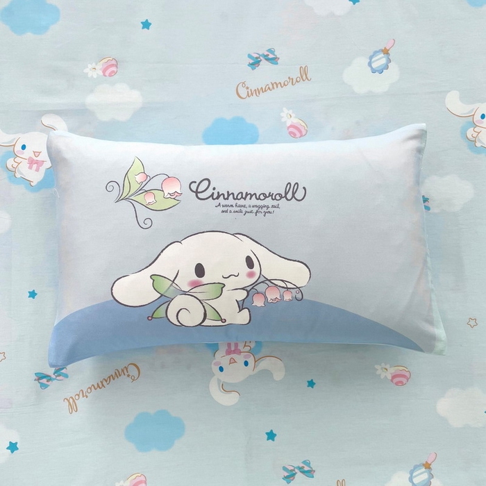 91家纺网 家纺一手货源 找家纺 蘭菲家纺 2025新款学生季全棉幼儿园三丽鸥三件套大版系列 清新